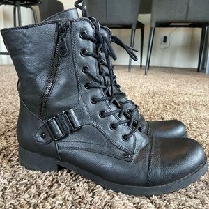 Black Combat Boots